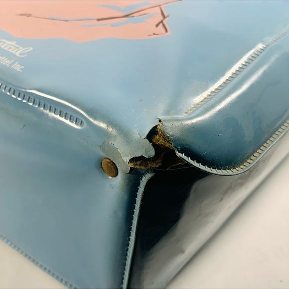 Barbie Doll Case Blue Vintage Ponytail Very Used Case Rip And Dirty Inside - Picture 8 of 12